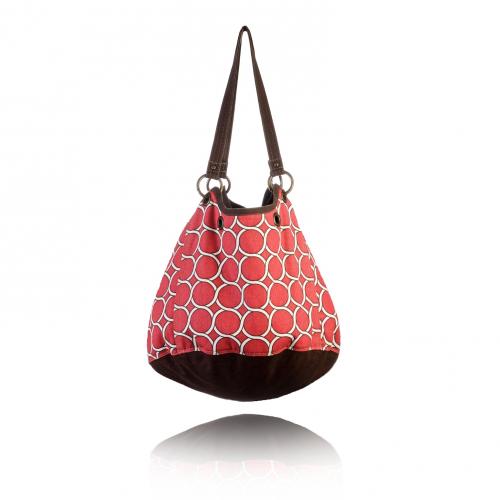 geo getaway bag in lychee