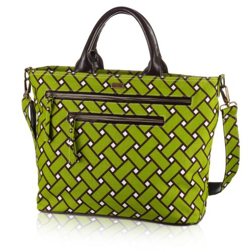 basketweave carryall in tiki