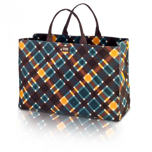 plaid utility tote in spencer