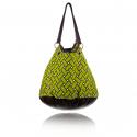 basketweave getaway bag in tiki