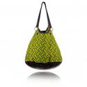 basketweave getaway bag in tiki