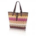 zigzag parsons bag in cinnabar