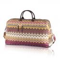 zigzag travel bag in cinnabar