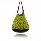 basketweave getaway bag in tiki