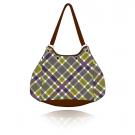 plaid getaway bag in faryn