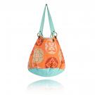 medallion getaway bag in redorange