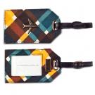 plaid luggage tag in spencer