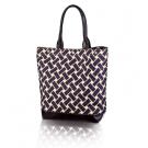 basketweave large tote in vineyard