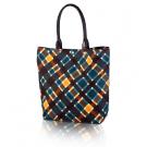 plaid large tote in spencer
