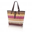 zigzag parsons bag in cinnabar