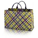 plaid utility tote in faryn